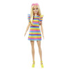 Mattel Barbie Модниця з брекетами у смугастій сукні (HPF73) - зображення 1