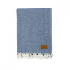 Barine Home Плед-накидка  - Wool Basket indigo синій 120x175 (2000022200868) - зображення 1