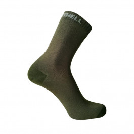 Dexshell Водонепроникні шкарпетки  Ultra Thin Crew OG Socks DS683OGS S Хакі/Сірий (6954358983215)
