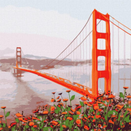 Ідейка Картина по номерам Утренний Сан-Франциско Идейка KHO3596 50х50 см