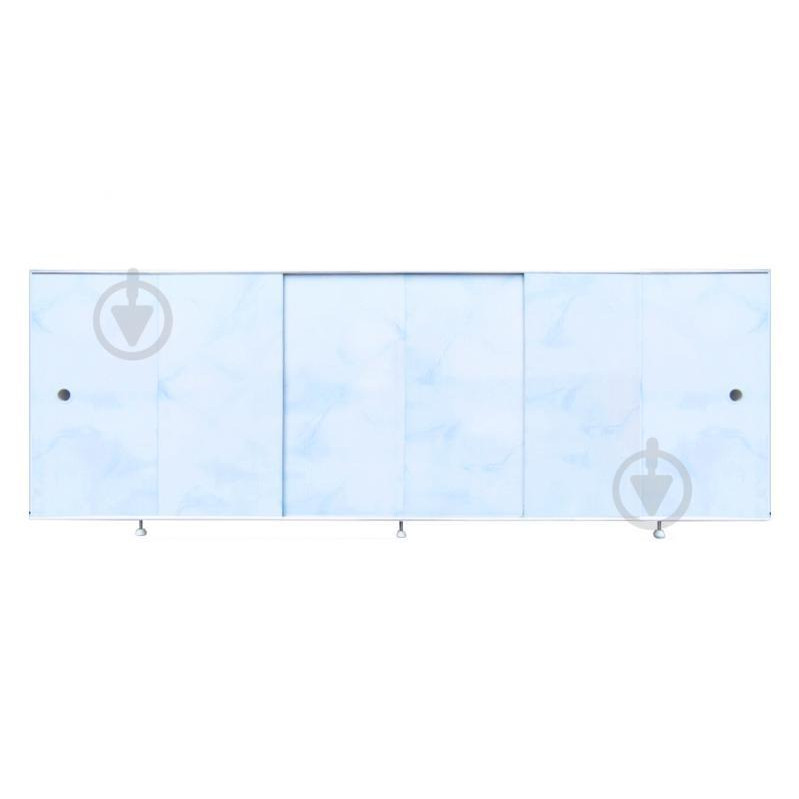 Water House Панель для ванни  ППВ1750б 170х50 см блакитний мармур - зображення 1