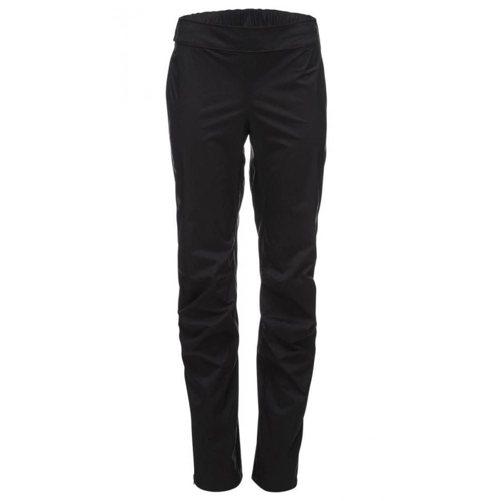 Black Diamond Жіночі штани-самоскиди  Stormline Stretch Full Zip Rain Pants Black (BD TC2Z.015) розмір XL - зображення 1