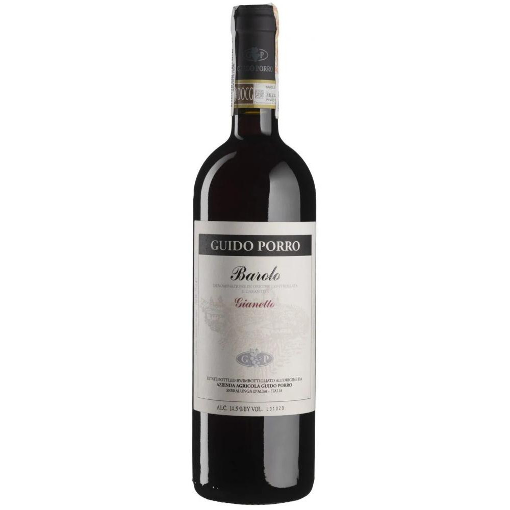 Guido Porro Вино  Barolo DOCG Gianetto 2019 червоне сухе 0.75 л (BWT2958) - зображення 1