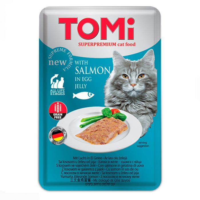 TOMi SALMON in egg jelly 100 г (490891) - зображення 1