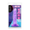 Blush Novelties NATURALLY YOURS 5INCH MINI COCK PURPLE (T330671) - зображення 2