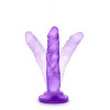 Blush Novelties NATURALLY YOURS 5INCH MINI COCK PURPLE (T330671) - зображення 3