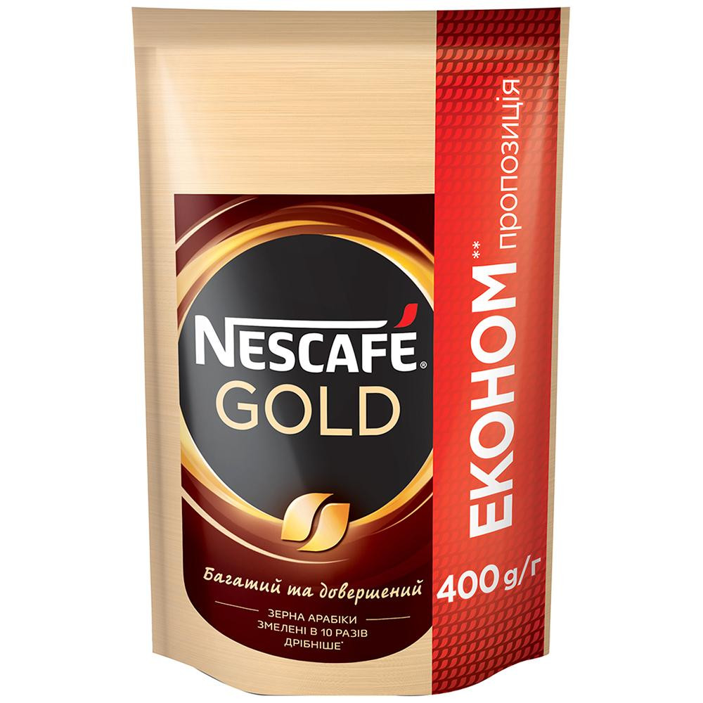 Nescafe Gold растворимый 400 г (7613036716741) - зображення 1