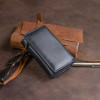ST Leather Горизонтальне портмоне зі шкіри унісекс на магніті  19331 Чорне - зображення 7