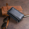 ST Leather Горизонтальне портмоне зі шкіри унісекс на магніті  19331 Чорне - зображення 9