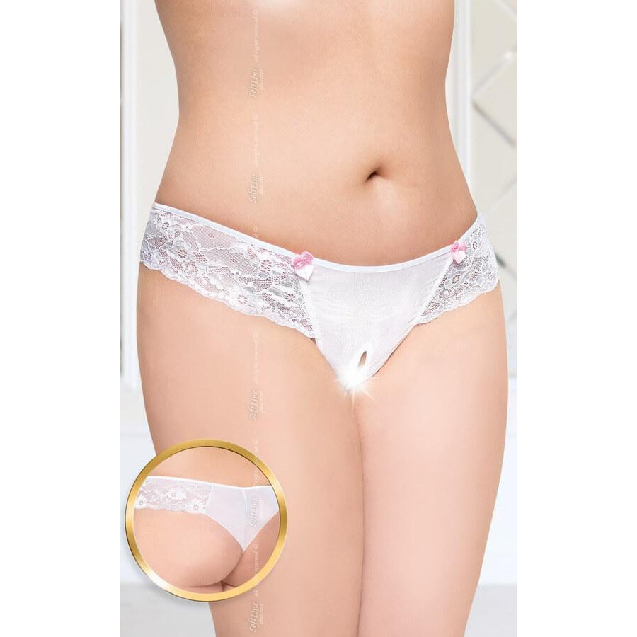 SoftLine Жіночі трусики  - Panties 2424 Plus Size, XL (white) (5591242424) - зображення 1