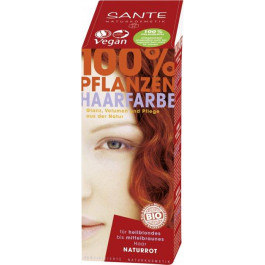 Sante Біо-фарба-порошок для волосся  рослинна Натуральний червоний/Natural Red 100 г (4025089041849)