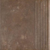 Paradyz Ilario Brown Stopnica Prosta 30*30 Плитка - зображення 1