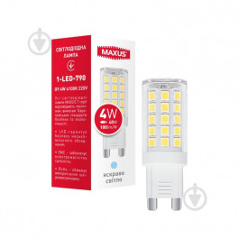MAXUS LED G9 4W 4100K 220V (1-LED-790)
