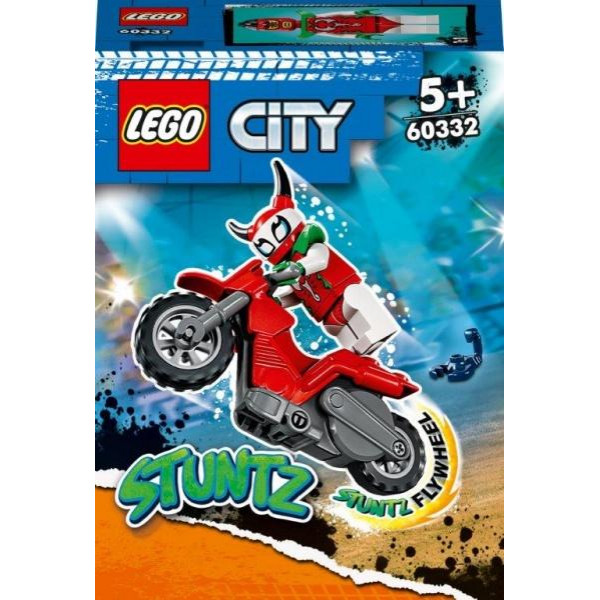 LEGO Трюковой мотоцикл Отчаянной Скорпионессы (60332) - зображення 1