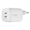 Belkin Boost Up Charge Pro GaN Dual USB-C Charger 65W White (WCH013VFWH) - зображення 2