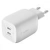 Belkin Boost Up Charge Pro GaN Dual USB-C Charger 65W White (WCH013VFWH) - зображення 3