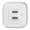 Belkin Boost Up Charge Pro GaN Dual USB-C Charger 65W White (WCH013VFWH) - зображення 5