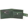Grande Pelle Компактное портмоне темно-зеленого цвета из кожи итальянского производства  (13317) - зображення 2