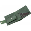 Grande Pelle Компактное портмоне темно-зеленого цвета из кожи итальянского производства  (13317) - зображення 4