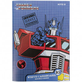 Kite Набор белого картона  А4 Transformers 10л. (TF21-254)