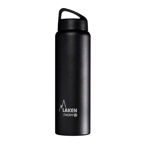 LAKEN TA10N steel thermo bottle 1L Black - зображення 1