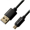 Grand-X USB - micro USB, Cu, 2.1A, Black, 1m (MM-01B) - зображення 1