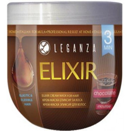 Leganza Крем-маска для волос  эликсир шоколадный мусс 1000 мл (3800010506090)