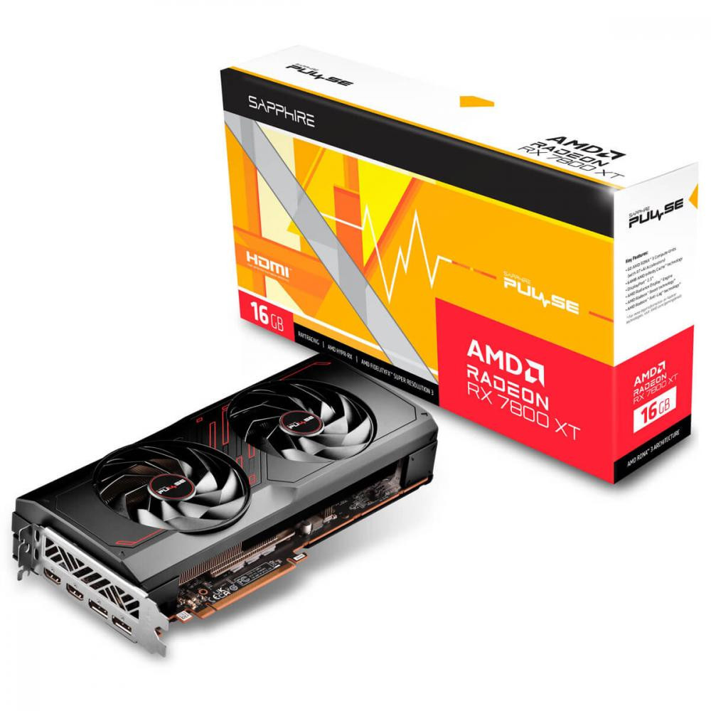 Sapphire Radeon RX 7800 XT 16GB PULSE (11330-02-20G) - зображення 1