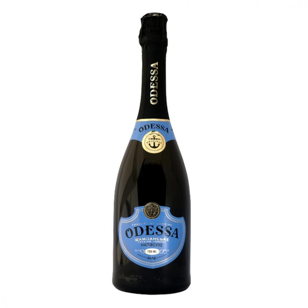 Odessa Prestige Ігристе вино  біле напівсухе 0,75л 10,5-12,5% (4820213961532) - зображення 1