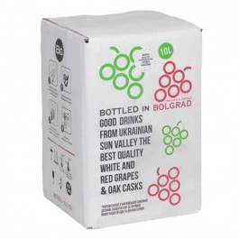 Bolgrad Напій винний  Абрикос білий напівсолодкий 10л 9-12% (4820013033088)