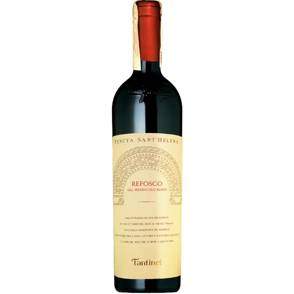 Fantinel Вино  Vigneti Sant'Helena Refosco dal Peduncolo Rosso 0,75 л сухе тихе червоне (8009663101057) - зображення 1