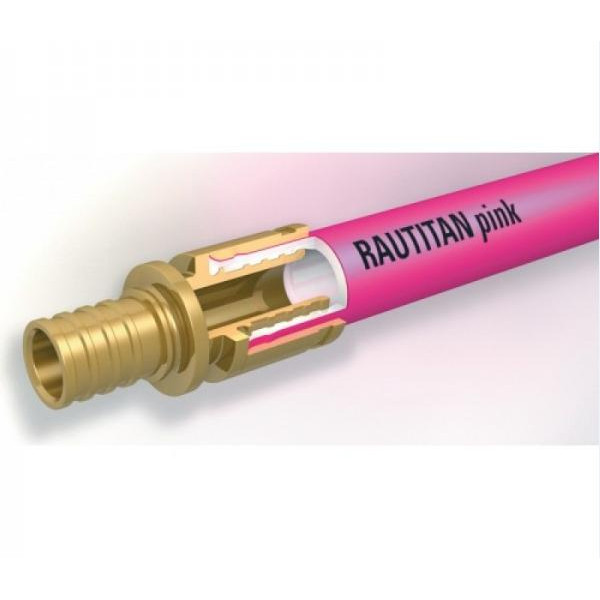 Rehau Труба для отопления Rautitan pink 63х8,7 мм (136102006) - зображення 1