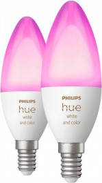 Philips Hue E14 5.3W 2000K-6500K RGB ZigBee Bluetooth Dimm 2 шт (929002294210)