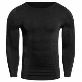Brubeck Термоактивна футболка  Comfort Wool - Чорна XL