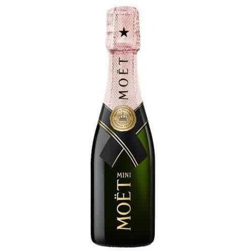 Moet & Chandon Шампанське  Rose Imperial, рожевий брют, 0.2л 12% (BDA1SH-SMC020-003) - зображення 1
