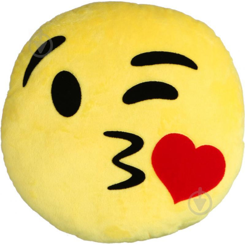 Rexxon Подушка-подголовник  "emoji", поцелуй 3-13-4-1-1 - зображення 1