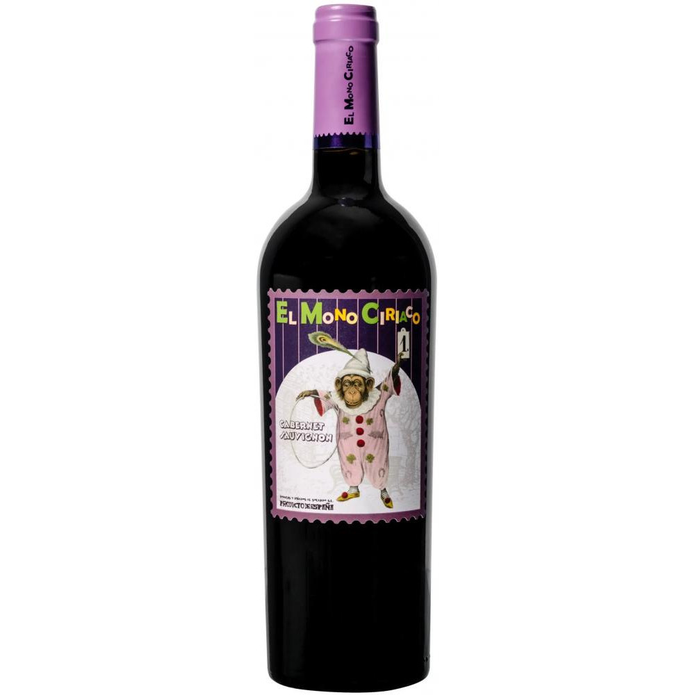 El Soleado Вино El Soeado Happy Family El Mono Ciriaco Cabernet Sauvignon, червоне, сухе, 0.75л 15% (ALR14462) - зображення 1