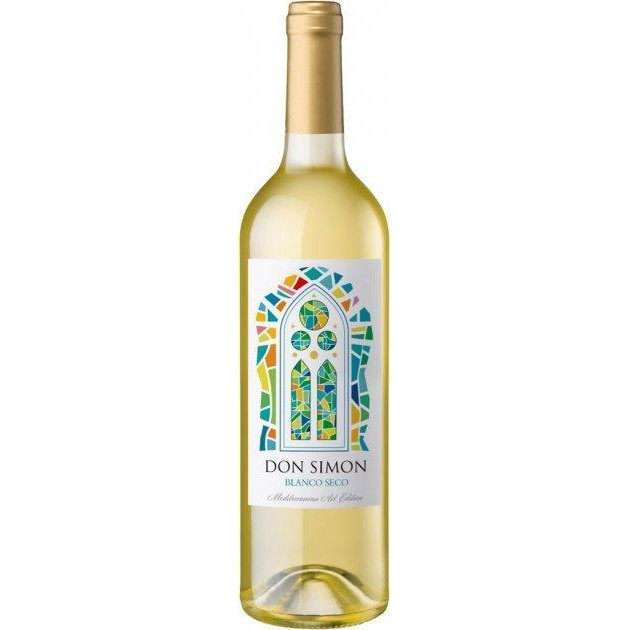 Don Simon Вино  "White dry", біле, сухе, 0.75л 11% (BDA1VN-VGC075-032) - зображення 1