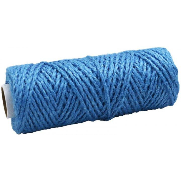 Радосвіт Шнур  джутовий кручений блакитний, 50 метрів (4820172933434) - зображення 1