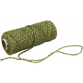 Радосвіт Шнур  джутовий кручений натурально-зелений, 50 метрів (4820172933380)