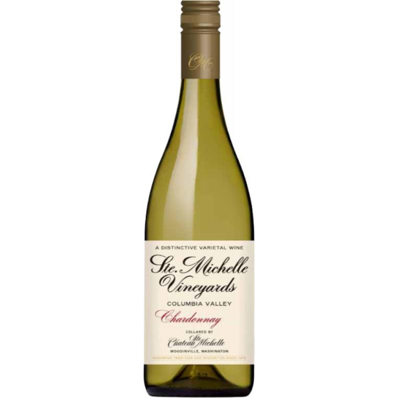 Chateau Ste Michelle Вино  Chardonnay біле сухе 14% 0.75 л (VTS3430210) - зображення 1