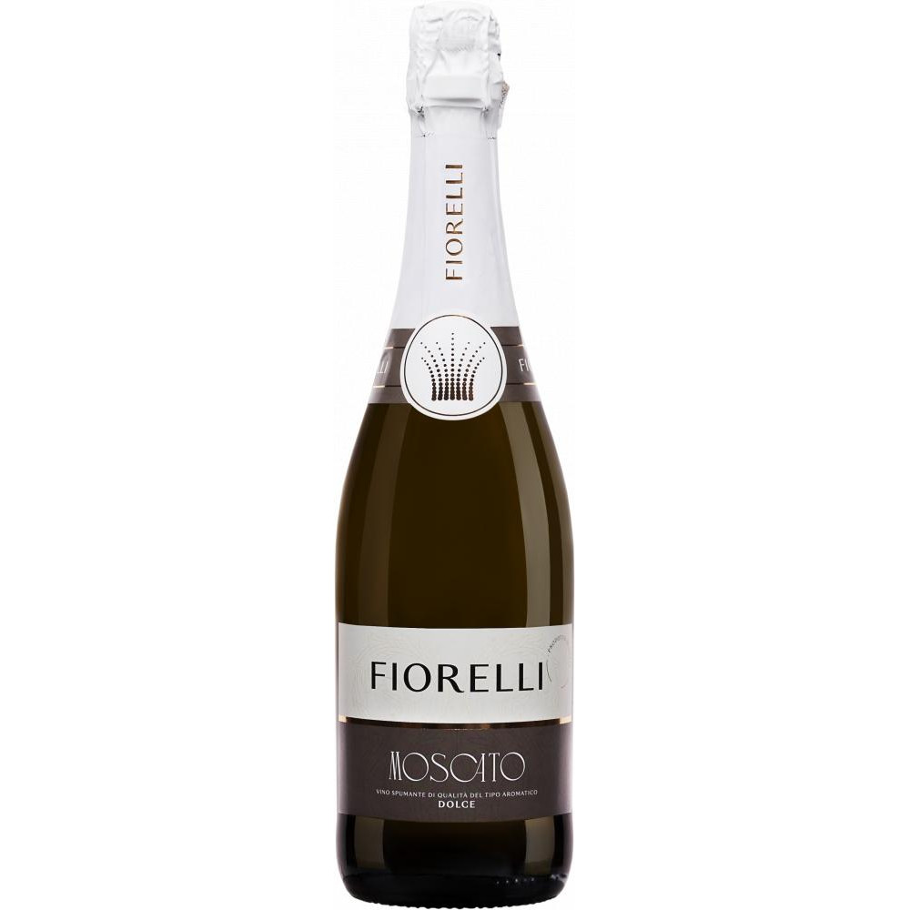 Fiorelli Ігристе вино  Moscato Spumante Dolce VSQA, біле солодке, 0.75л 7% (АL2652) - зображення 1