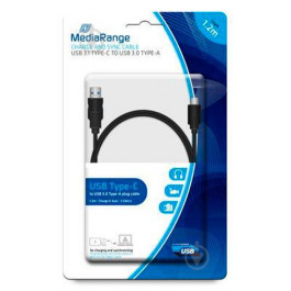 MediaRange USB 3.0 to USB Type-C 1.2m Black (MRCS160)