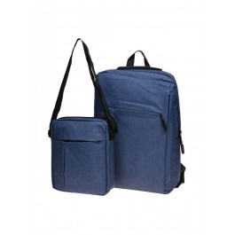 JZ Чоловічий рюкзак в комплекті з сумкою  SB-JZvn6802-navy