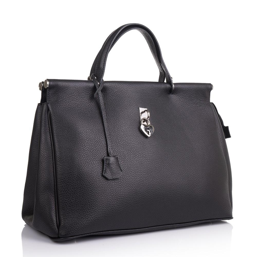 Virginia Conti Шкіряна жіноча сумка саквояж  02479 (Італія) - зображення 1