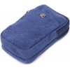 Vintage Маленька чоловіча сумка-чохол на пояс із синього текстилю  2422226 - зображення 3