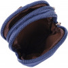 Vintage Маленька чоловіча сумка-чохол на пояс із синього текстилю  2422226 - зображення 4