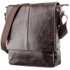 Vintage Чоловіча шкіряна сумка-месенджер темно-коричневого кольору SHVIGEL 2400795 - зображення 1