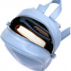 Vintage Шкіряний жіночий рюкзак блакитного кольору Shvigel (16303) - зображення 4