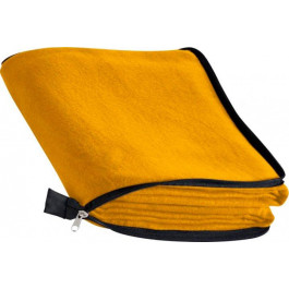 Easy Gifts Плед-подушка  Radcliff 2 в 1 фліс 180x120 см Жовтий (2440000003317)
